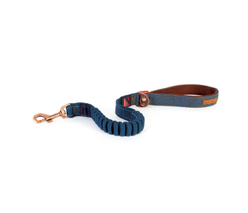 EzyDog Lead Zero Shock Denim 120cm