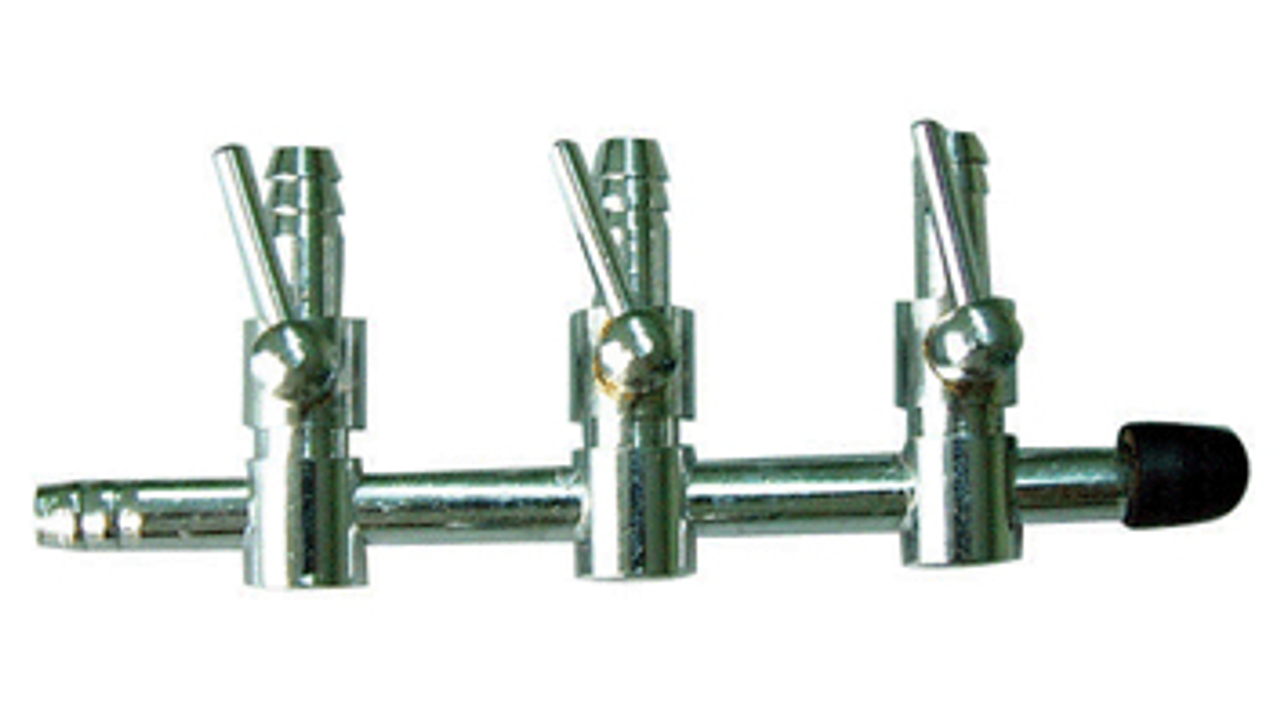 Brooklands Chrome Taps 3 Way