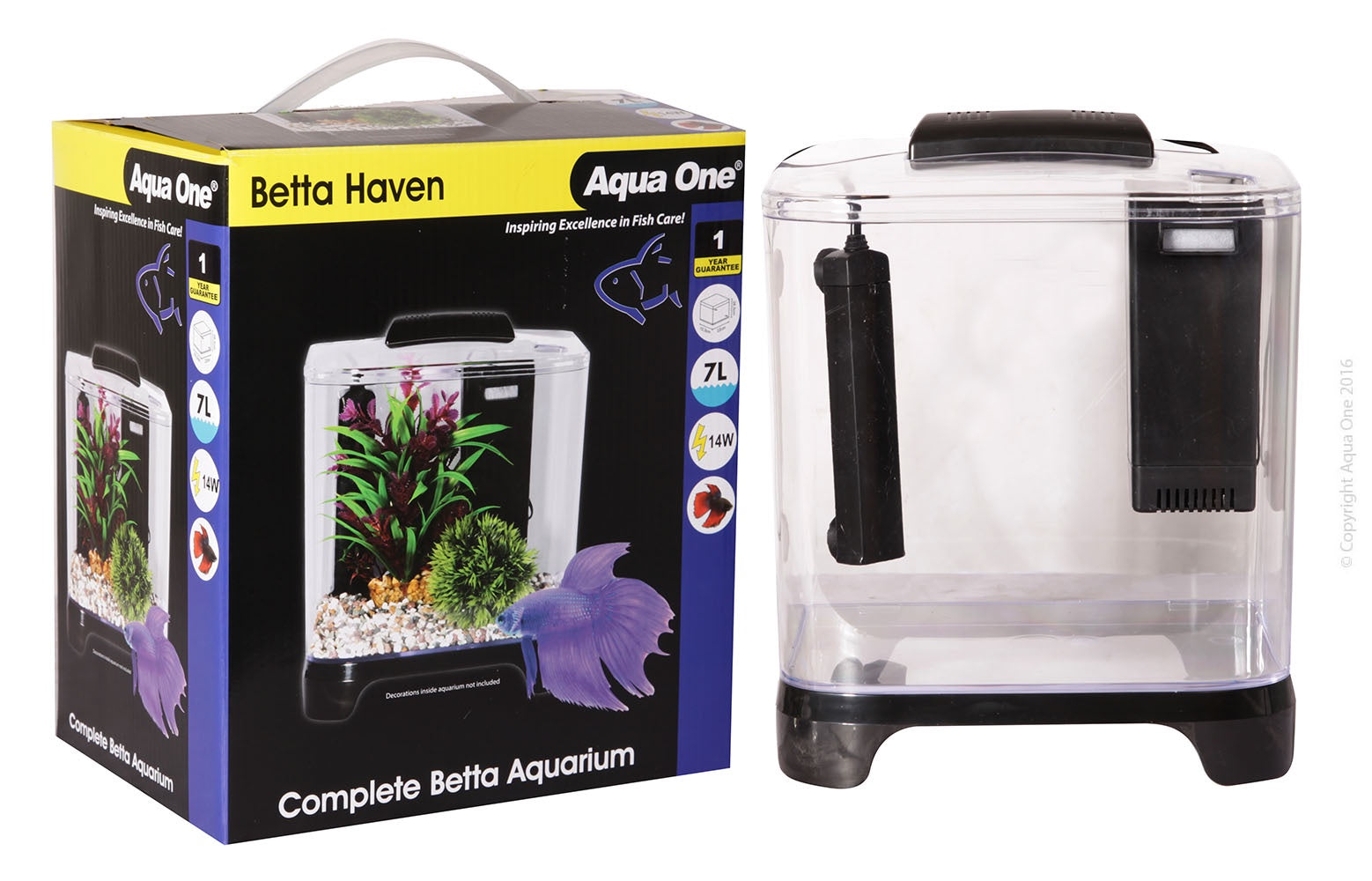 Aqua One Betta Fish tank 7 litre