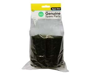 Aqua One Black Filter Sponge Air Filter 136 (66S) - Fish Tank Filter Media 