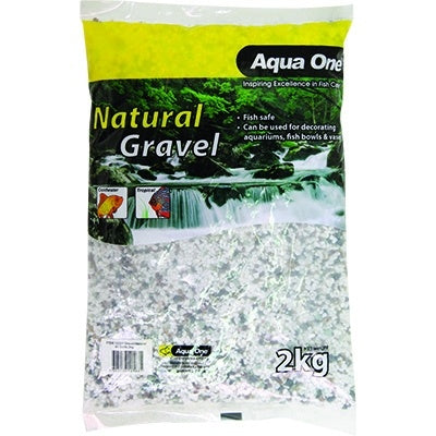 Aqua One natural gravel all sorts 2kg kiwipetz