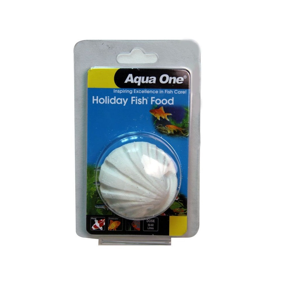 Aqua One Holiday Fish Food Block 40G