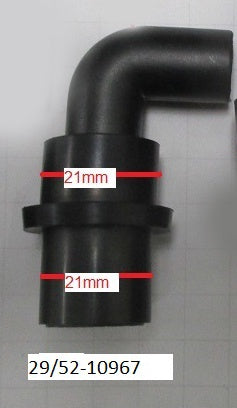 Aqua One LifeStyle 29 Elbow & Mounting Rubber Adaptor - Fish Tank Spare Parts 