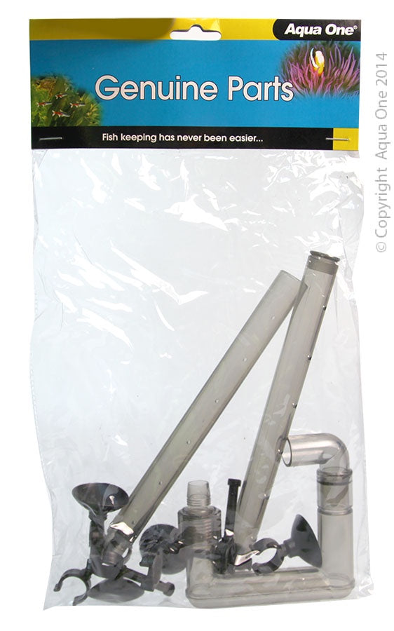 Aqua One Outake U-Pipe Set Nautilus 600/800 - Fish Tank Spare Parts 