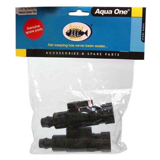 Aqua One Tap Set Canister Filter Advance 550/750 - Fish Tank Spare Parts 