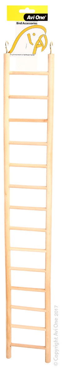 Avi One Wooden Ladder 14 Rung* - Bird Perches, Ladders & Swings 