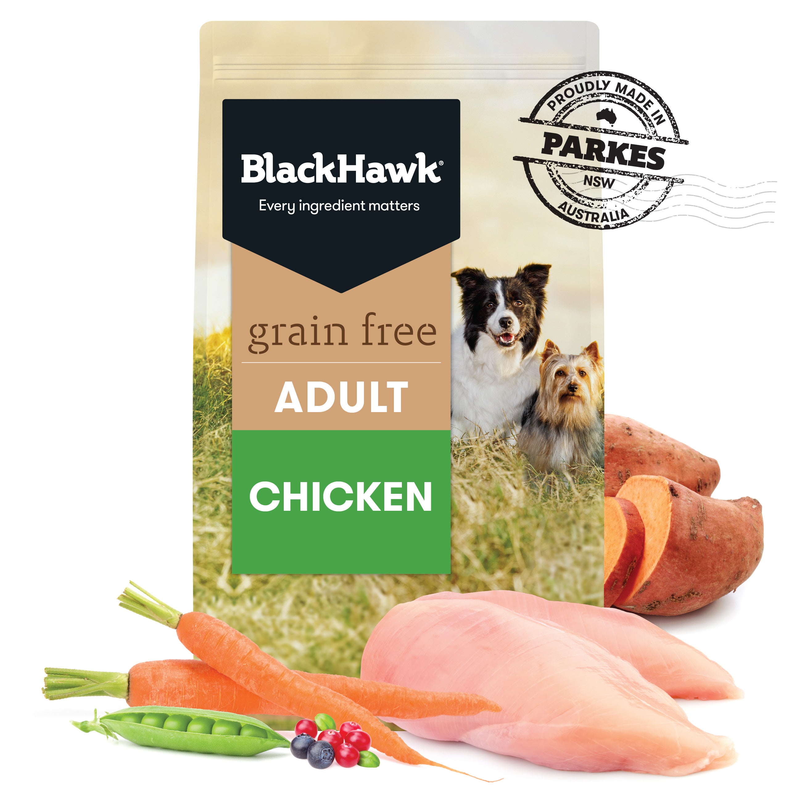 Black Hawk Grain Free Adult Dog Chicken