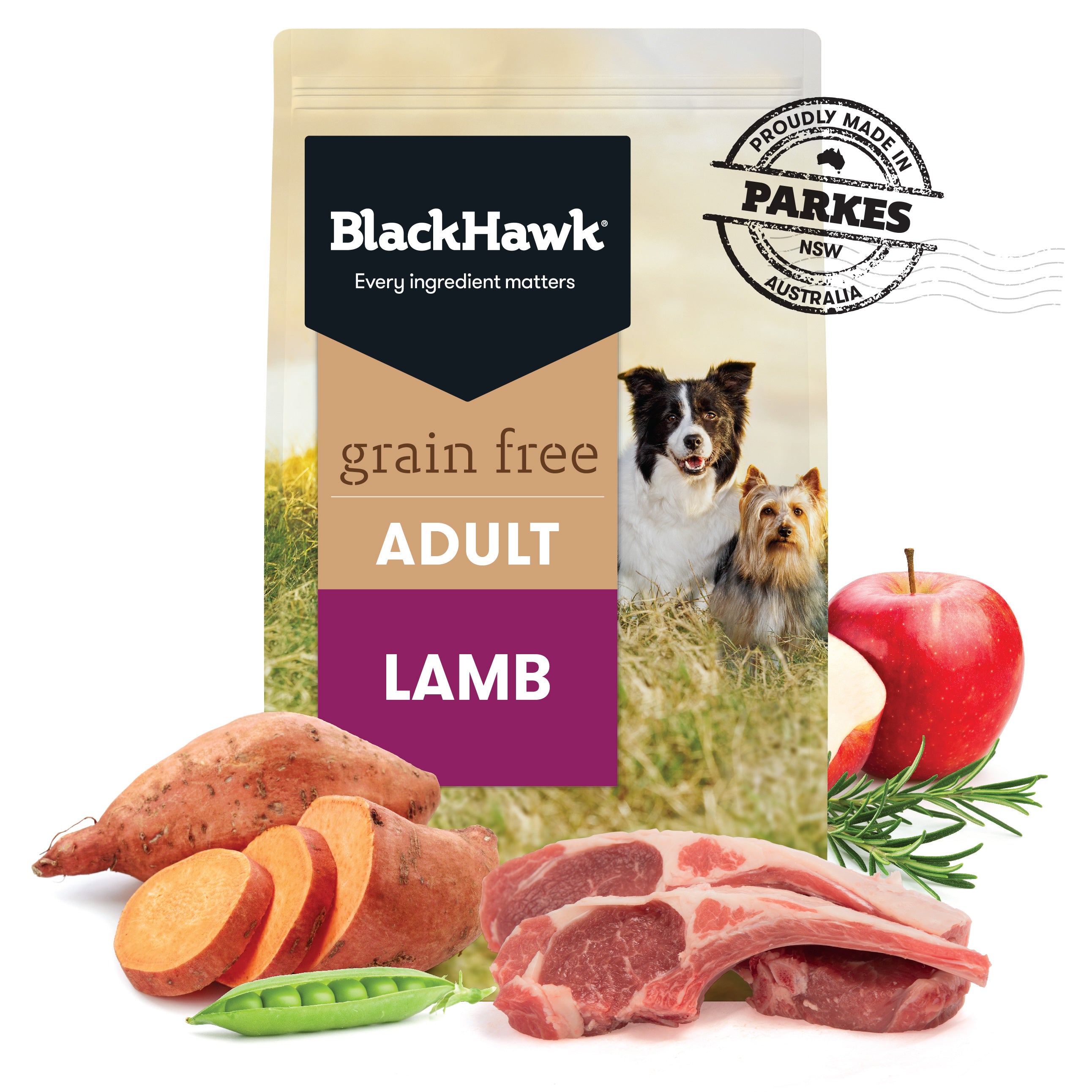 Black Hawk Grain Free Adult Dog Lamb