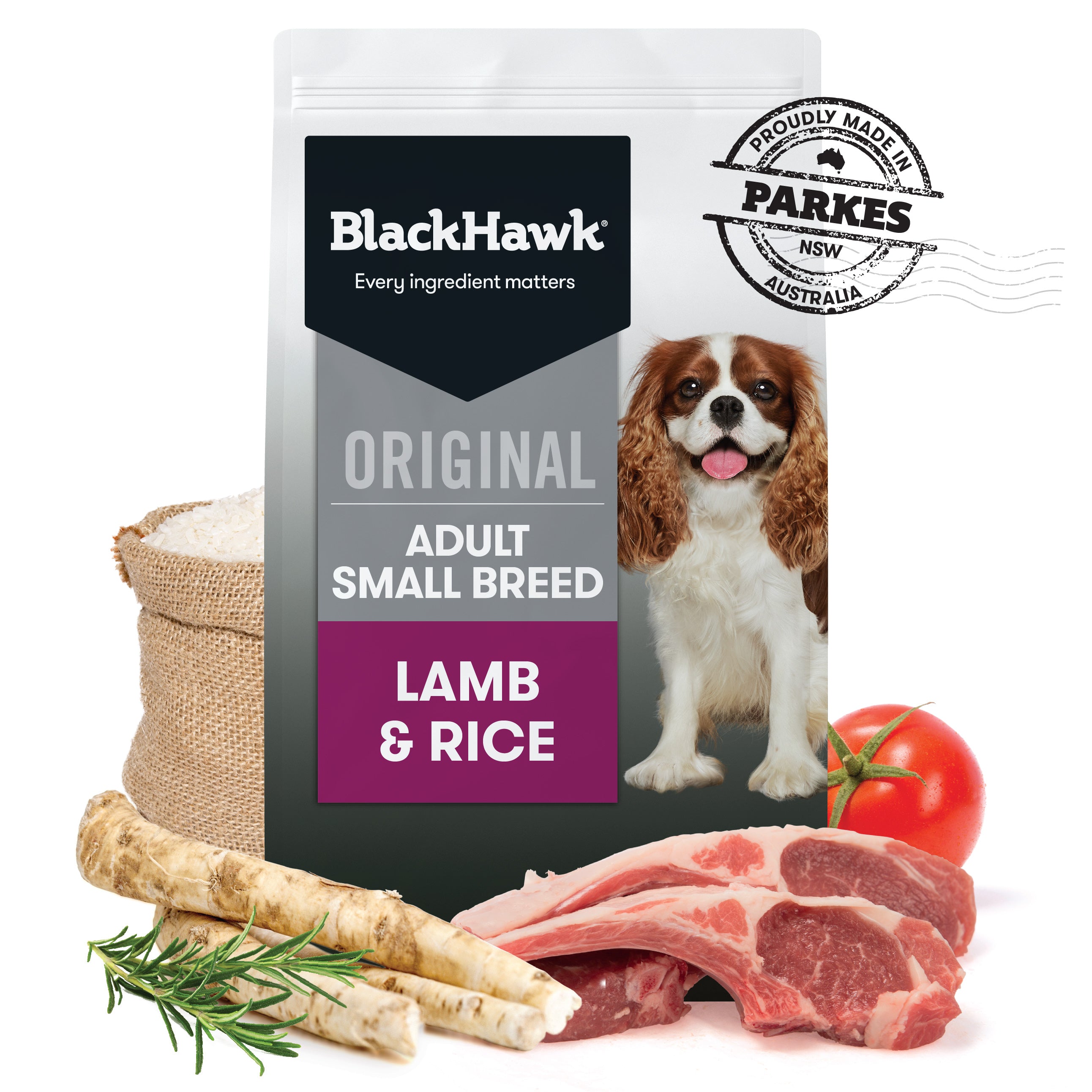 Black Hawk Small Breed Adult Dog Lamb & Rice 10KG