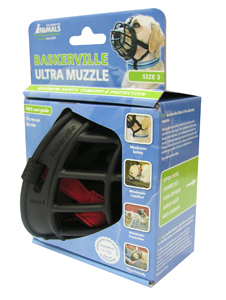 Baskerville Ultra Muzzle Black Size 3 - Dog Training 