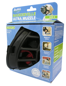 Baskerville Ultra Muzzle Black Size 6 - Dog Training 