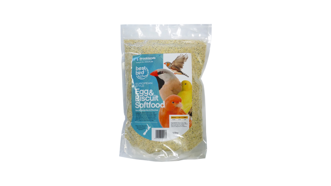 Best Bird Egg & Biscuit Soft Food 1.5kg - Bird Food & Treats 