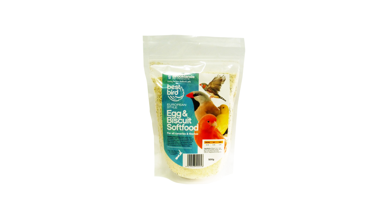 Best Bird Egg & Biscuit Soft Food 500g - Bird Food & Treats 