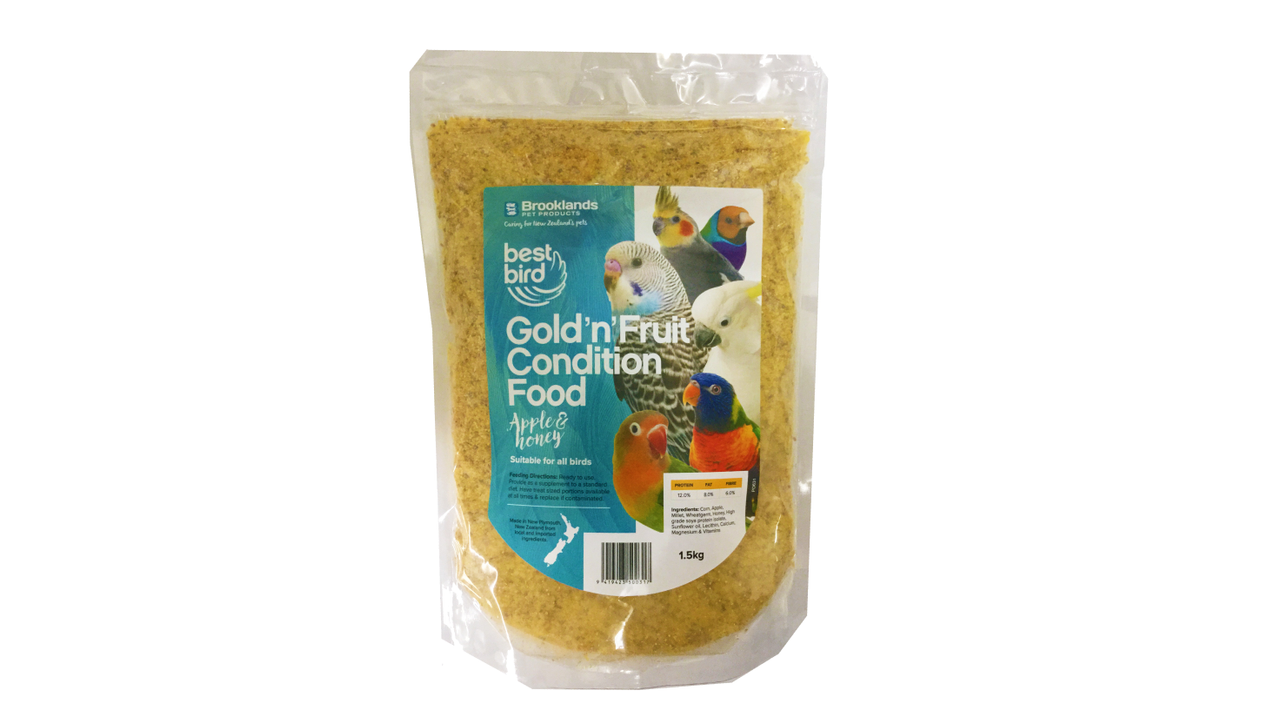 Best Bird Gold 'n' Fruit 1.5kg - Bird Food & Treats 