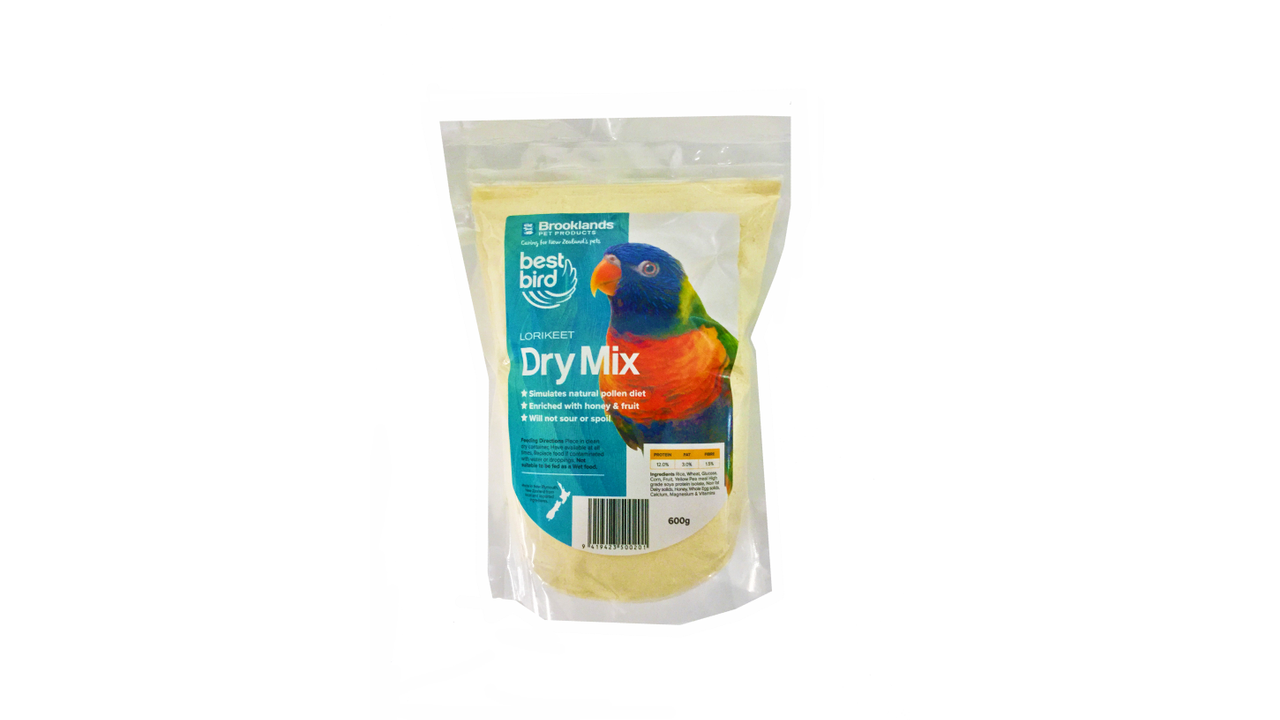 Best Bird Lorikeet Dry Mix 600g - Bird Food & Treats 