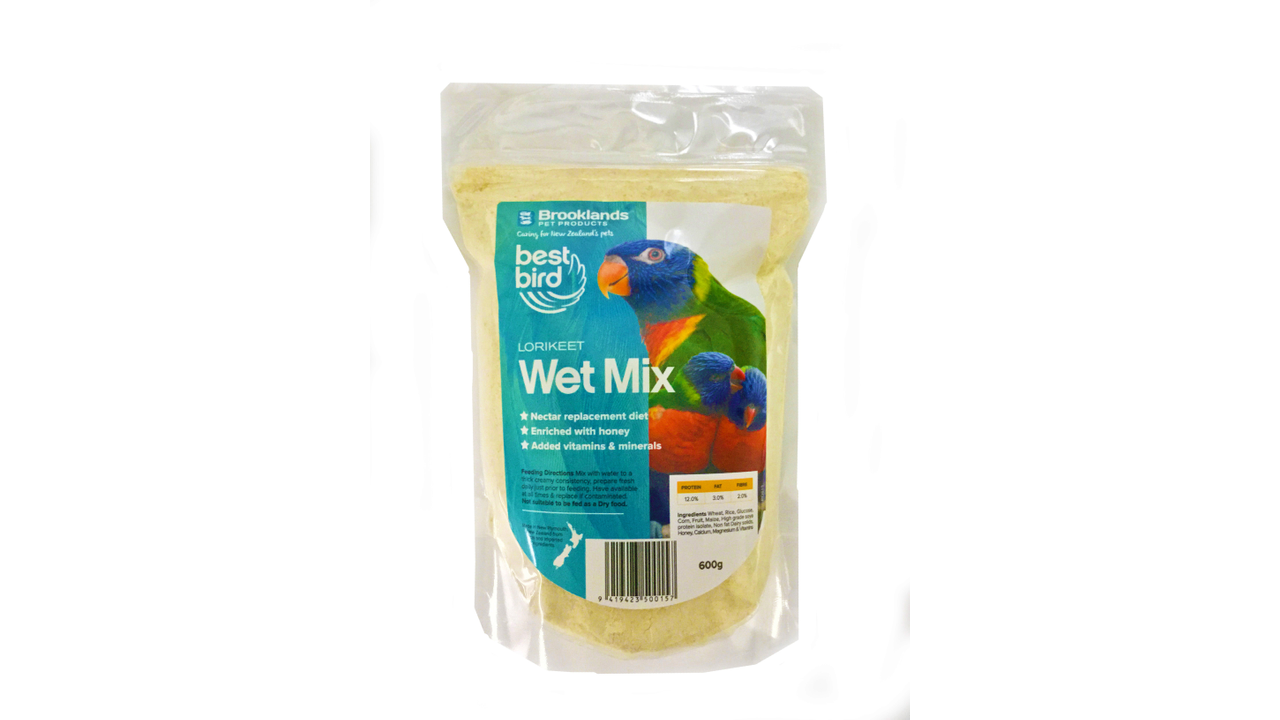 Best Bird Lorikeet Wet Mix 600g - Bird Food & Treats 
