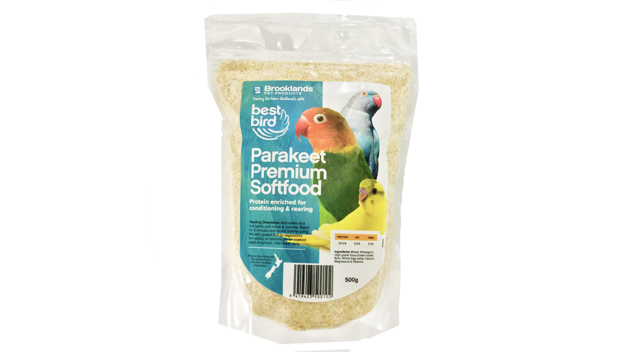 Best Bird Parakeet Premium Soft Food 500g - Bird Food & Treats 
