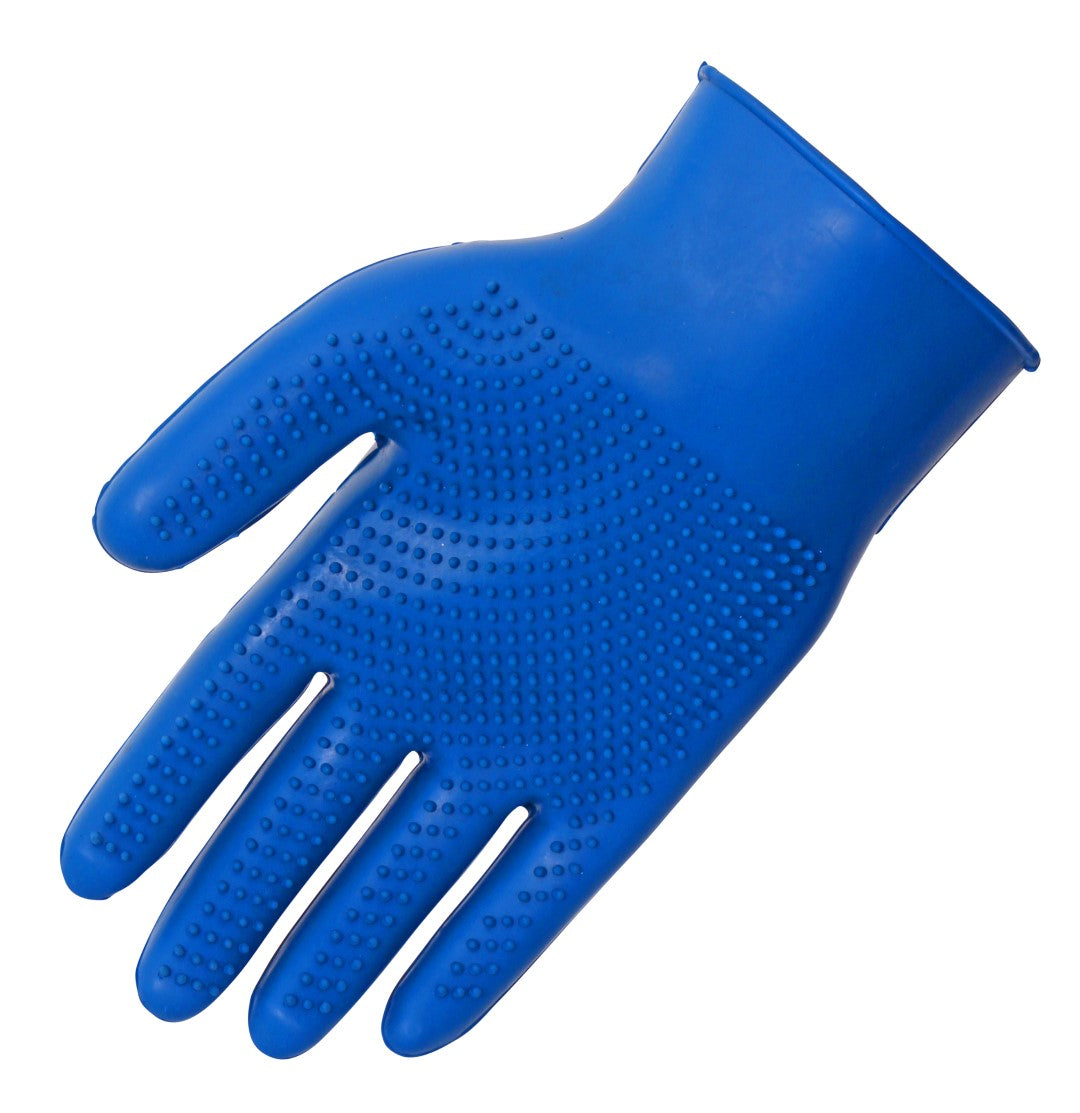 Blue Tag Fine Pimple Grooming Glove - Equine Grooming 
