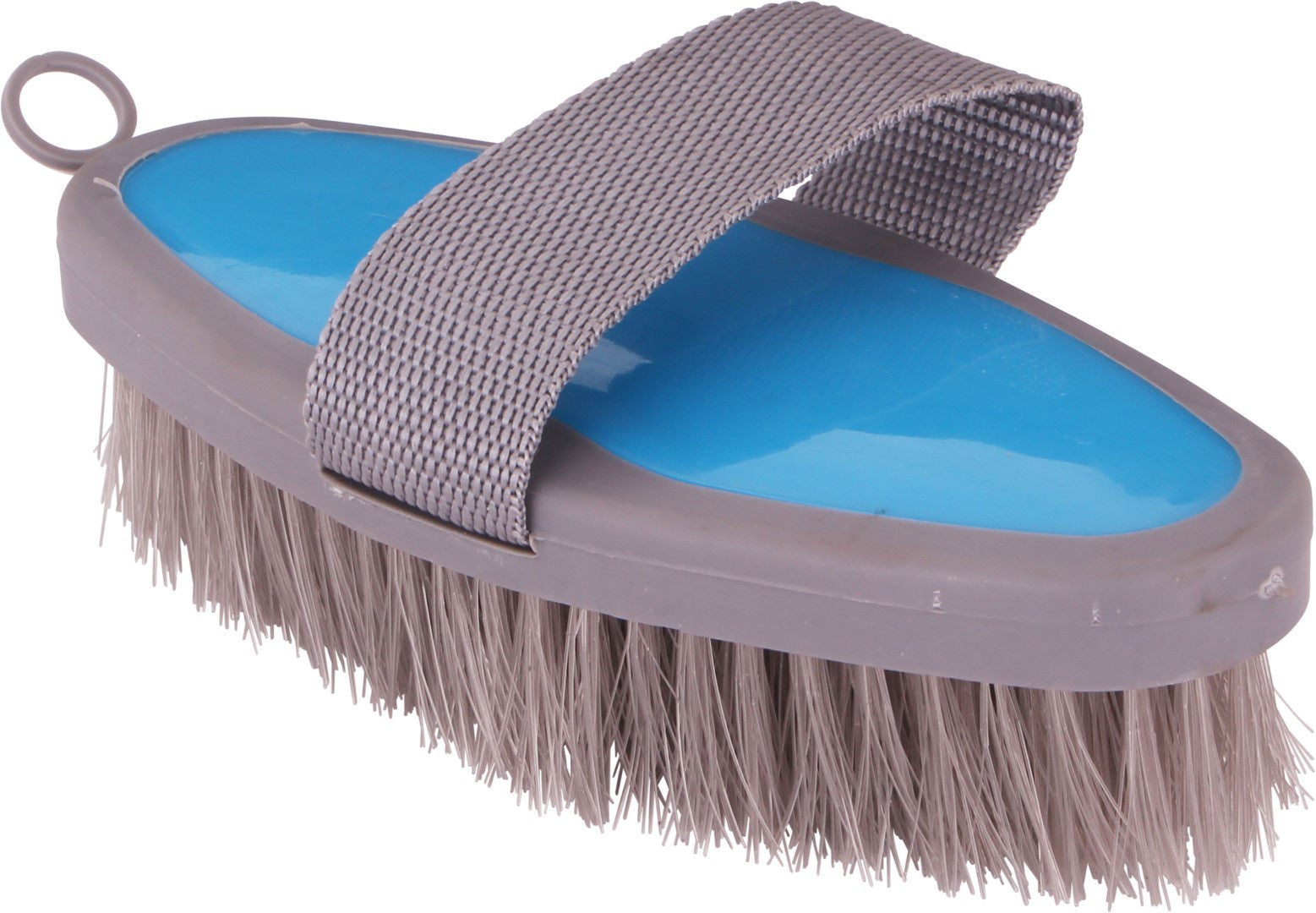 Blue Tag Soft Grip Body Brush Blue Small - Equine Grooming 