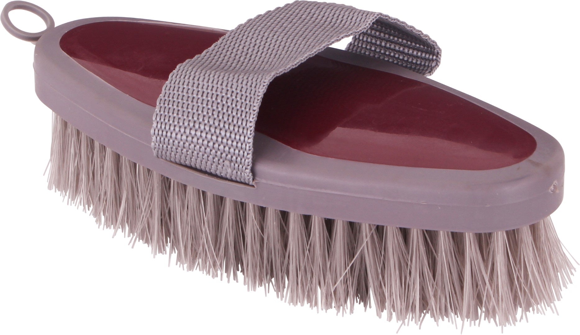 Blue Tag Soft Grip Body Brush Burgandy Small - Equine Grooming 