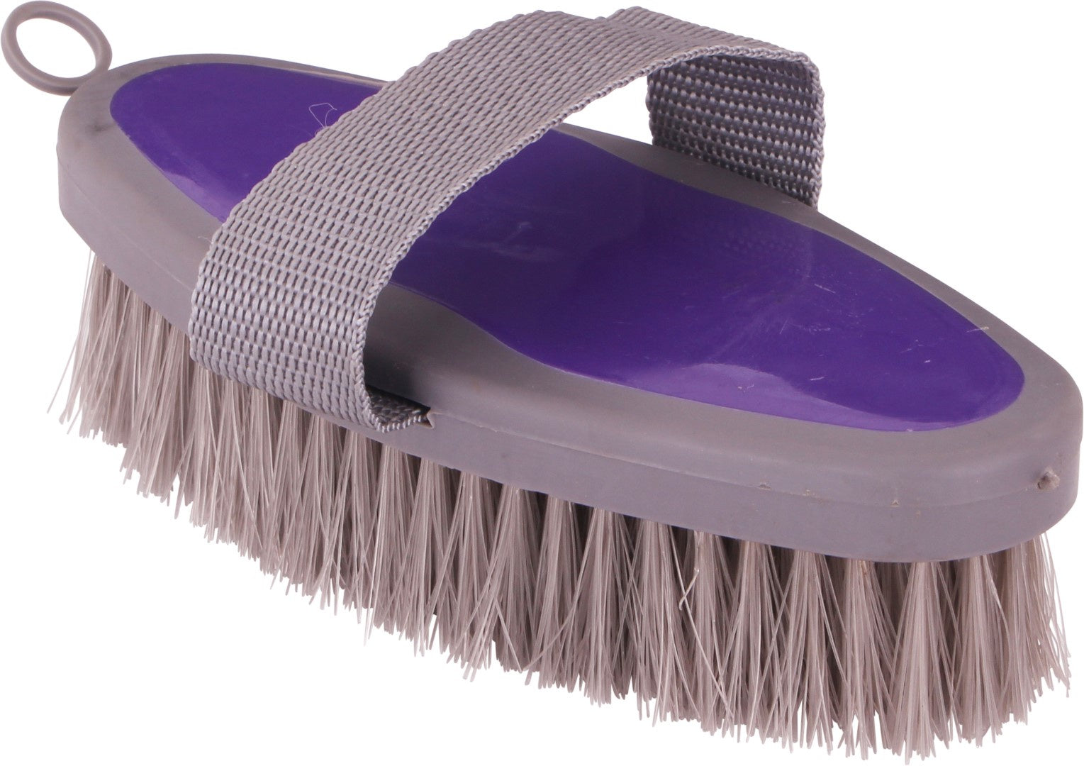 Blue Tag Soft Grip Body Brush Purple Small - Equine Grooming 