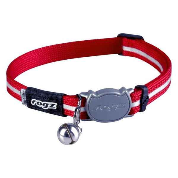 Rogz Alleycat Safeloc Collar Red Small