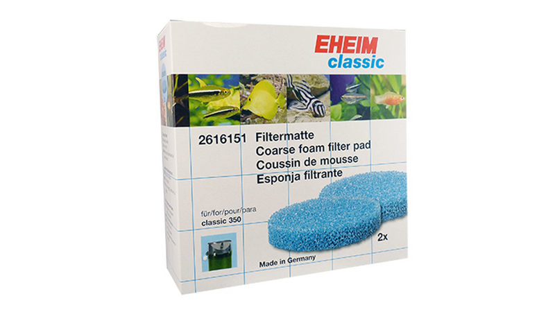 Eheim Classic 350 Blue Filter Pad 2 Pack