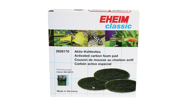Eheim Classic 600 Carbon Filter Pad 3 Pack