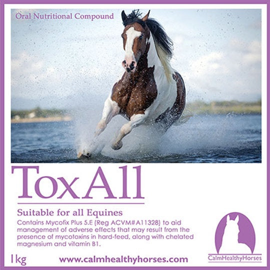 Calm Healthy Horses ToxAll 1kg - Equine Nutritional & Performance Supplements 