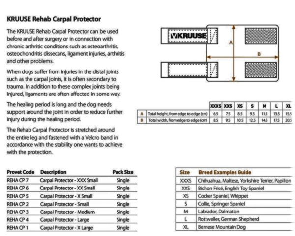 Rehab Carpal Protector X-Small