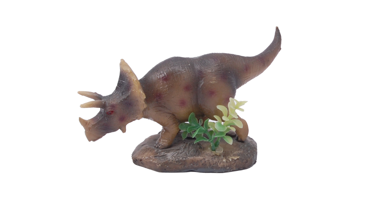 Dinosaur Triceratops Small - Fish Tank Decorations 