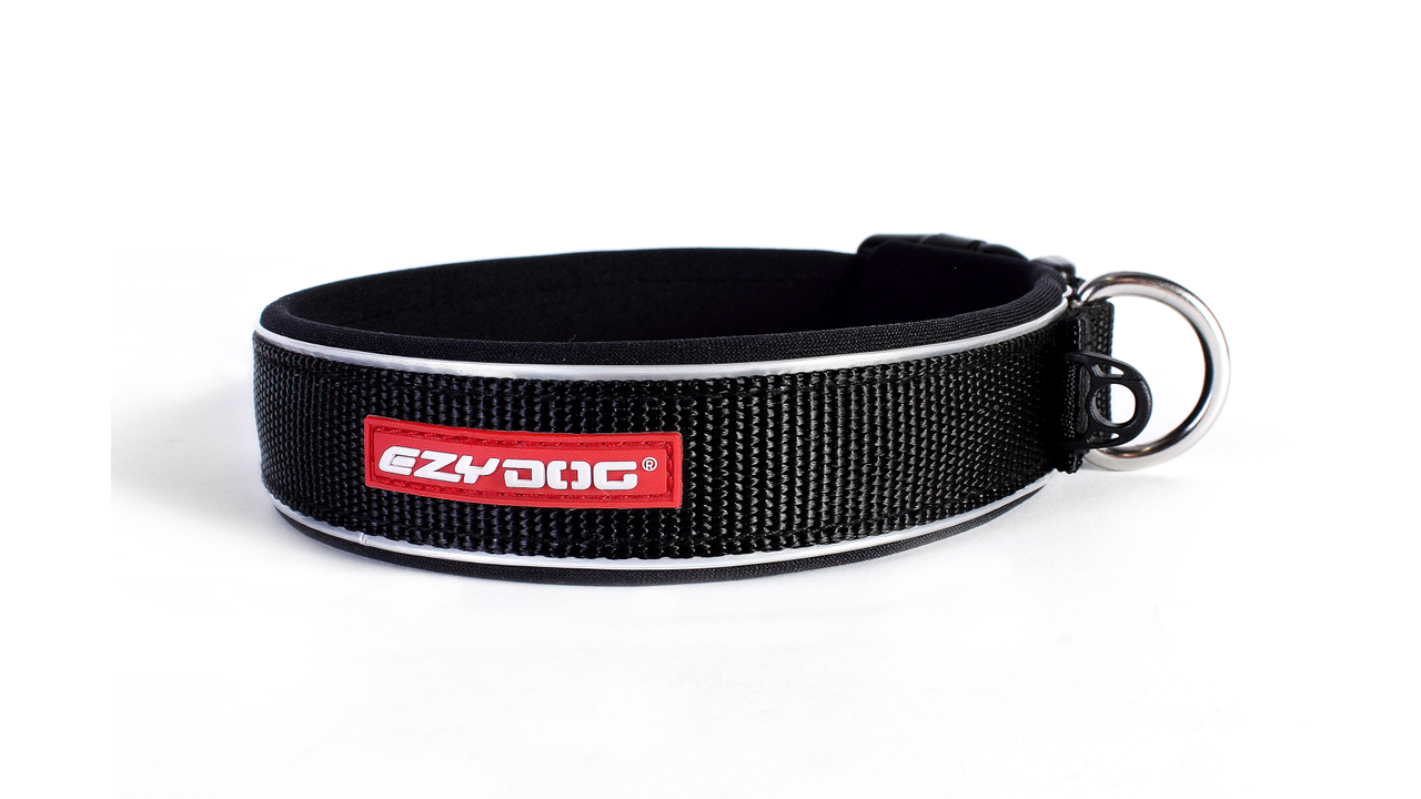 EzyDog Collar Neo Classic Black - Dog Collars, Leashes & Harnesses 