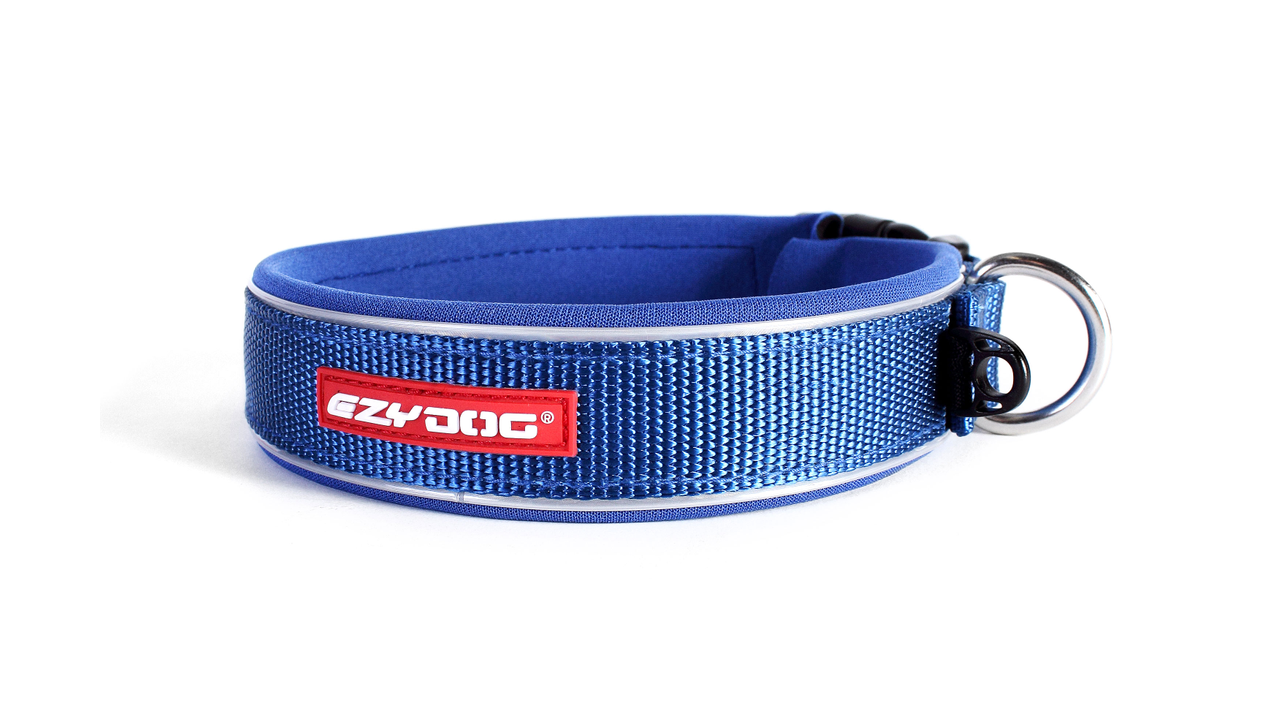 EzyDog Collar Neo Classic Blue - Dog Collars, Leashes & Harnesses 