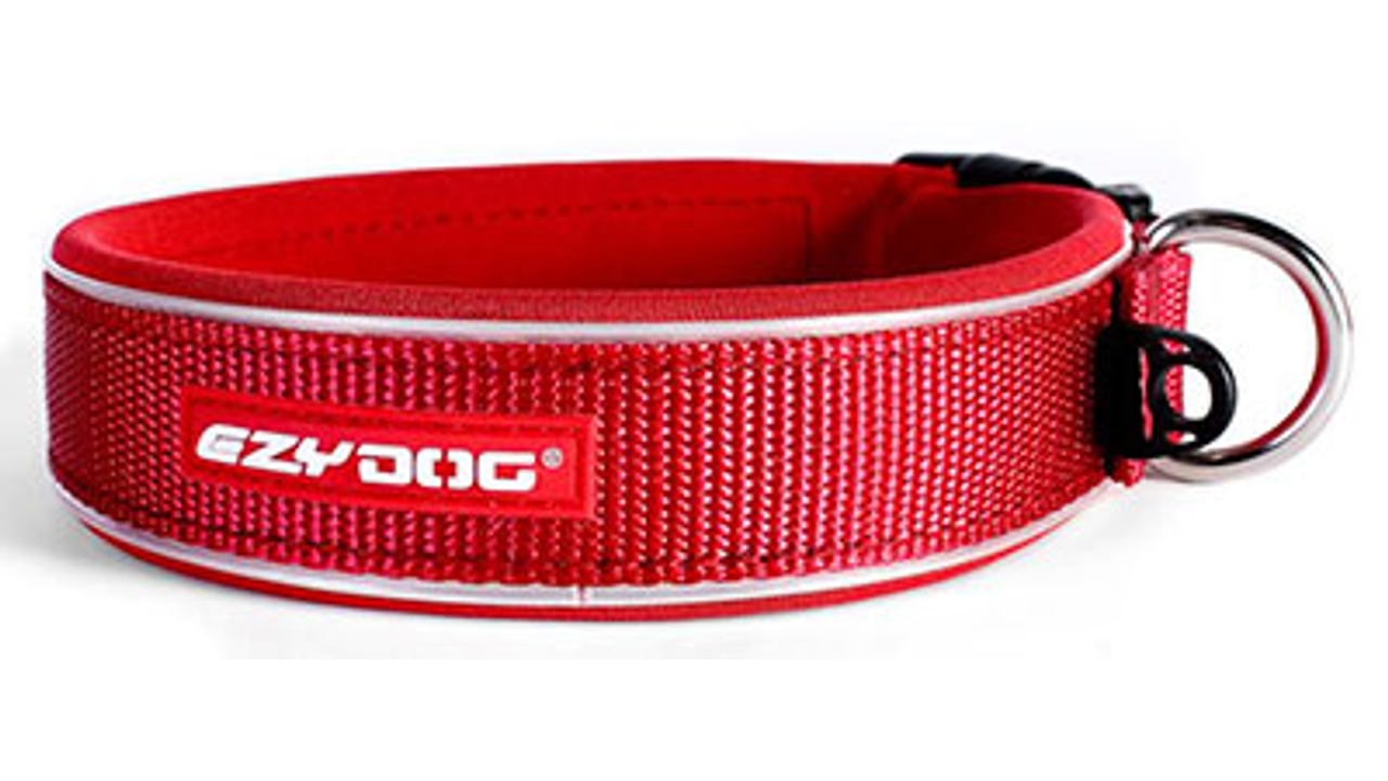 EzyDog Collar Neo Classic Red - Dog Collars, Leashes & Harnesses 