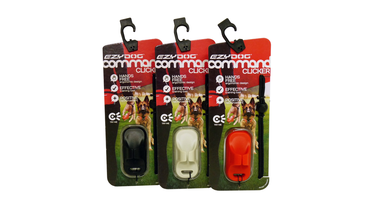 EzyDog Command Clicker Black - Dog Training 