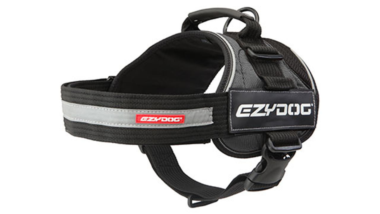 EzyDog Harness Convert Charcoal Small - Dog Collars, Leashes & Harnesses 