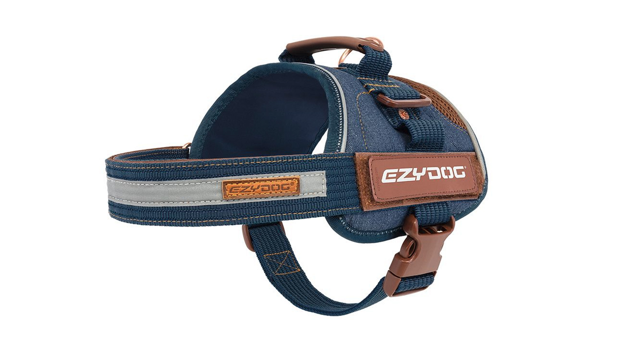EzyDog Harness Convert Denim X-Large* - Dog Collars, Leashes & Harnesses 