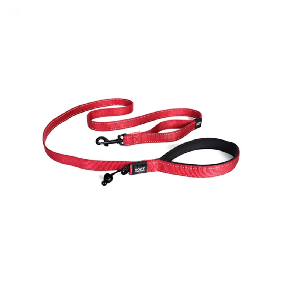 EzyDog Soft Trainer Lead Red 180cm Dog Tethering Accessories 
