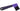 Blue Tag Rubber Grip Hoof Pick Purple - Equine Grooming 