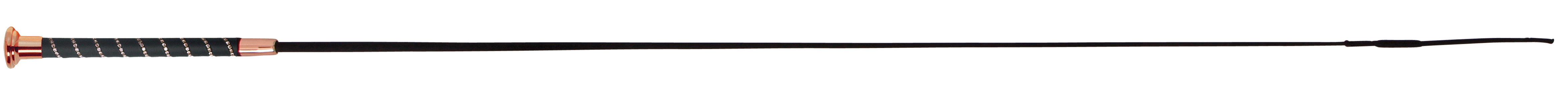 Fleck Silk Touch Dressage Whip Crystal Grip - Equine Whips 