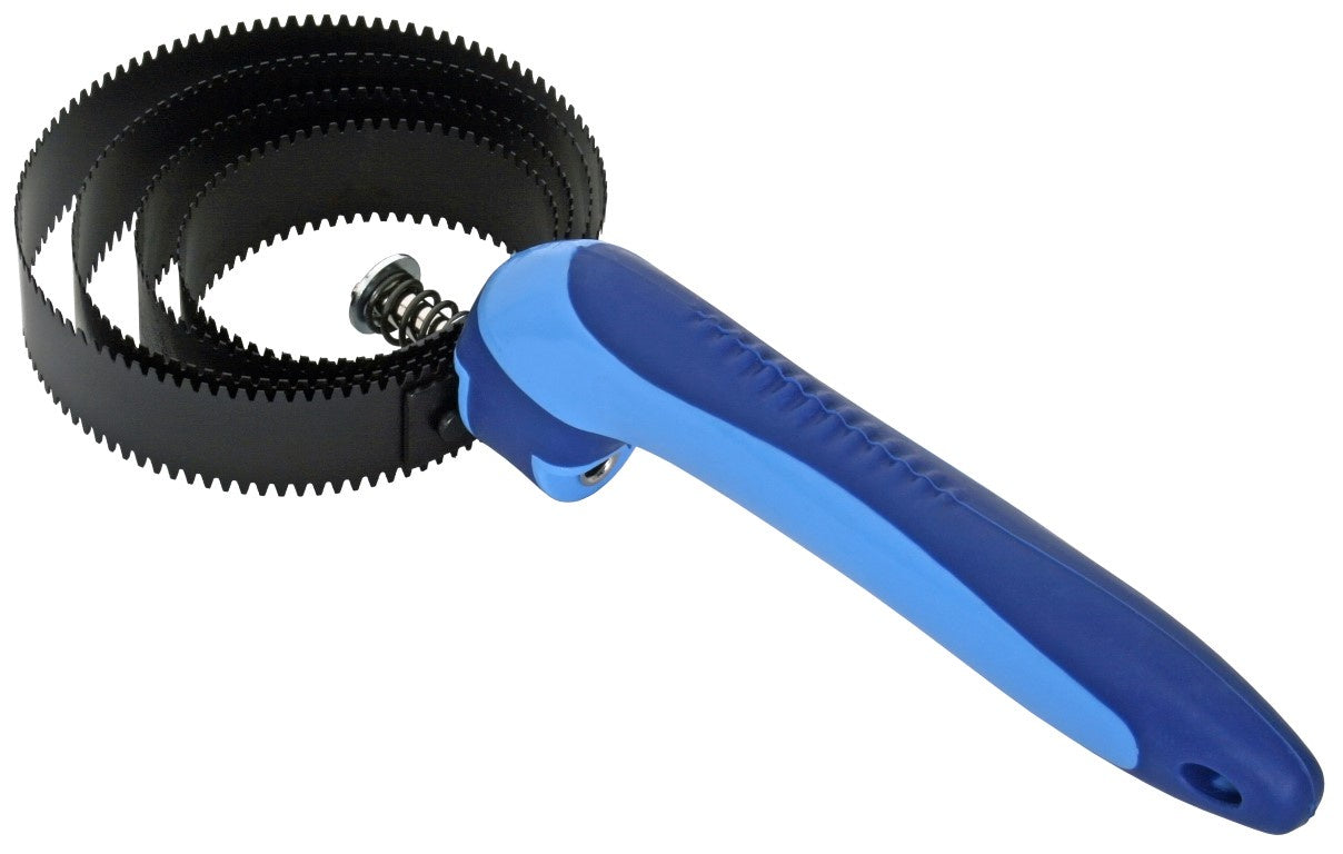 Blue Tang Soft Grip Spring Curry Comb - Royal Blue