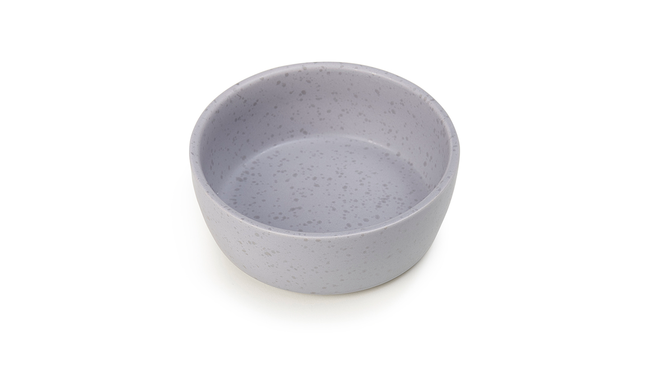Gray Speckled Bowl 12cm* - Dog Bowls & Feeding Accessories 