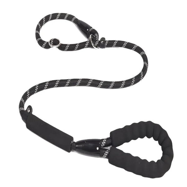 Nylon Dog Training Leash Black 1.5m