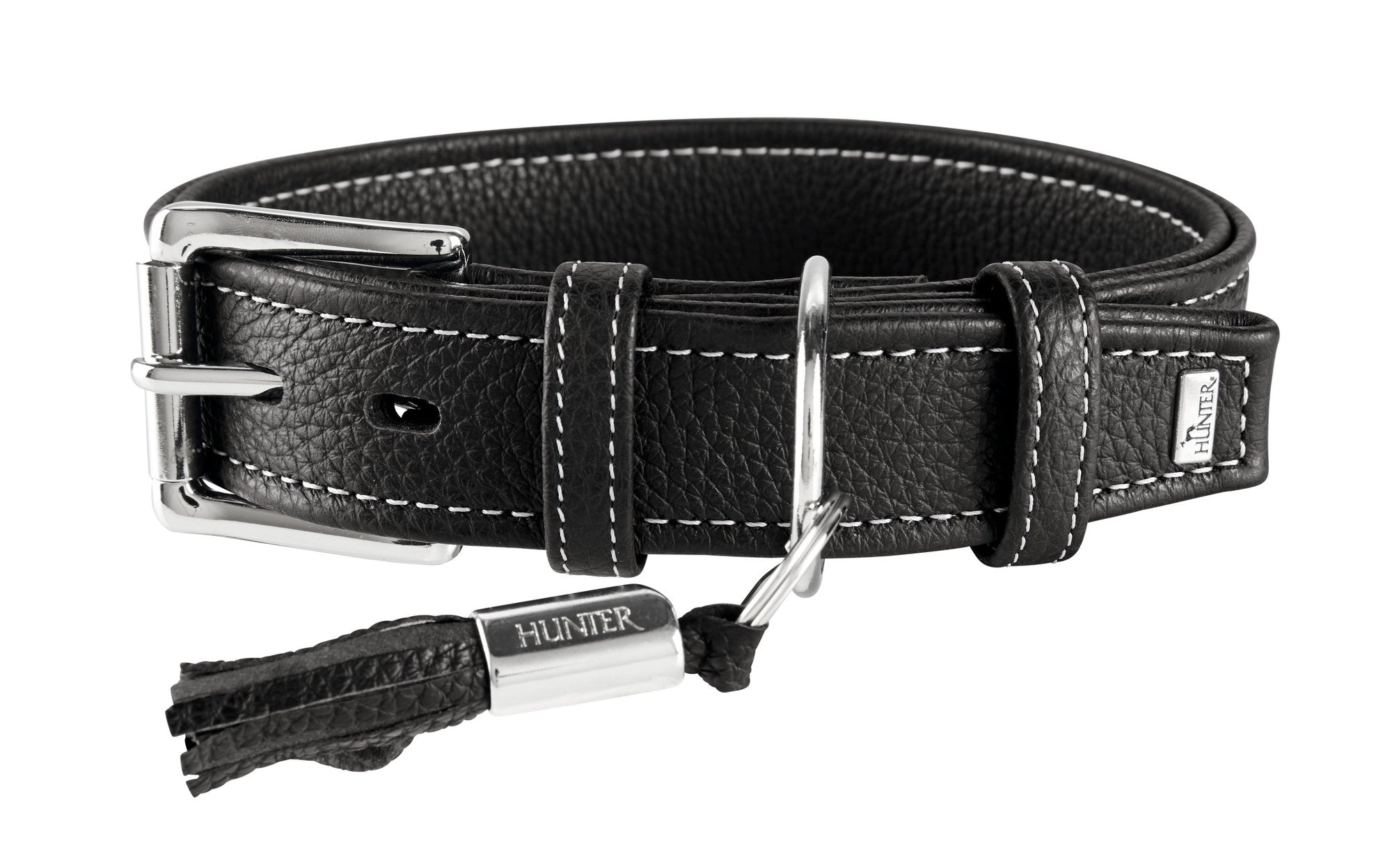 Hunter Cannes Collar Black - Dog Collars, Leashes & Harnesses 