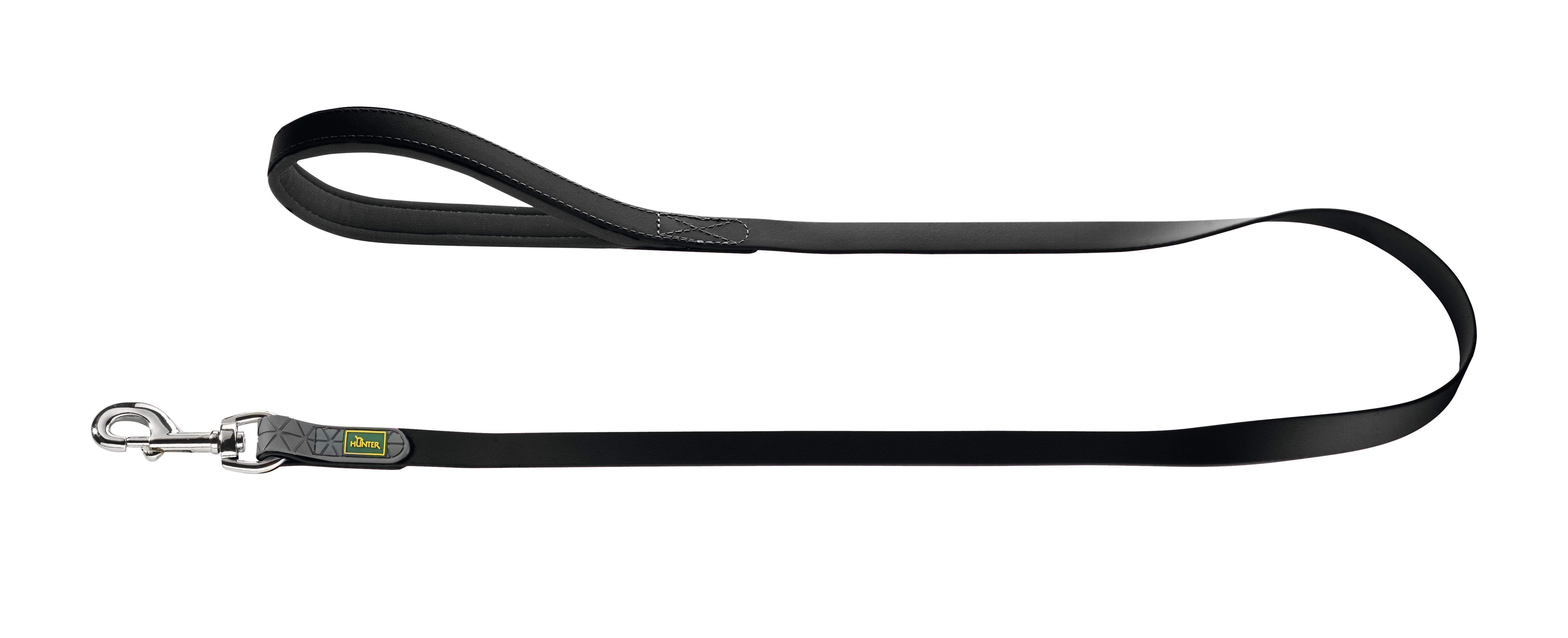 Hunter Convenience Leash Black - 15/120 - Dog Collars, Leashes & Harnesses 