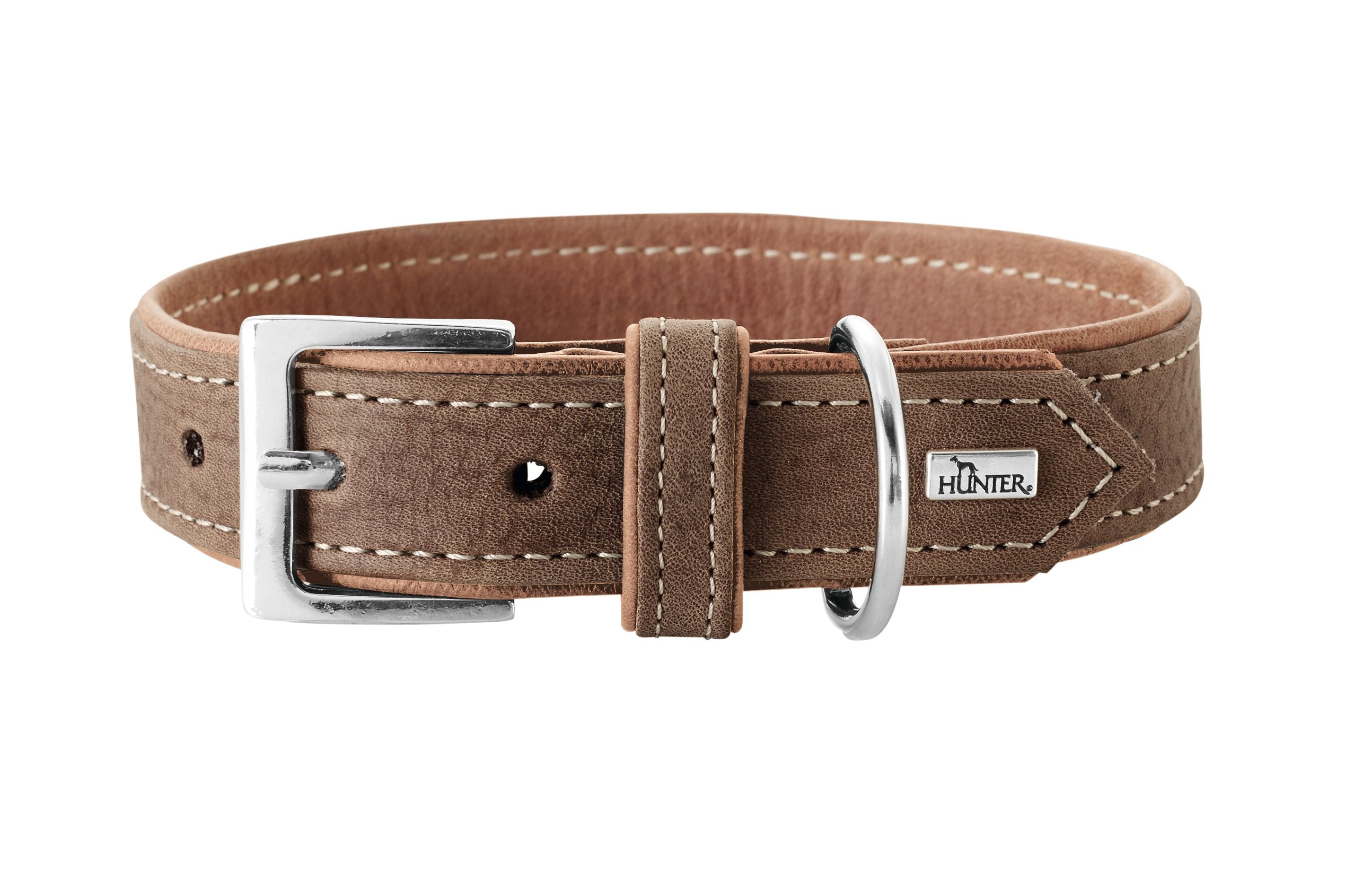 Hunter Porto Collar Tobacco - 40 - Dog Collars, Leashes & Harnesses 