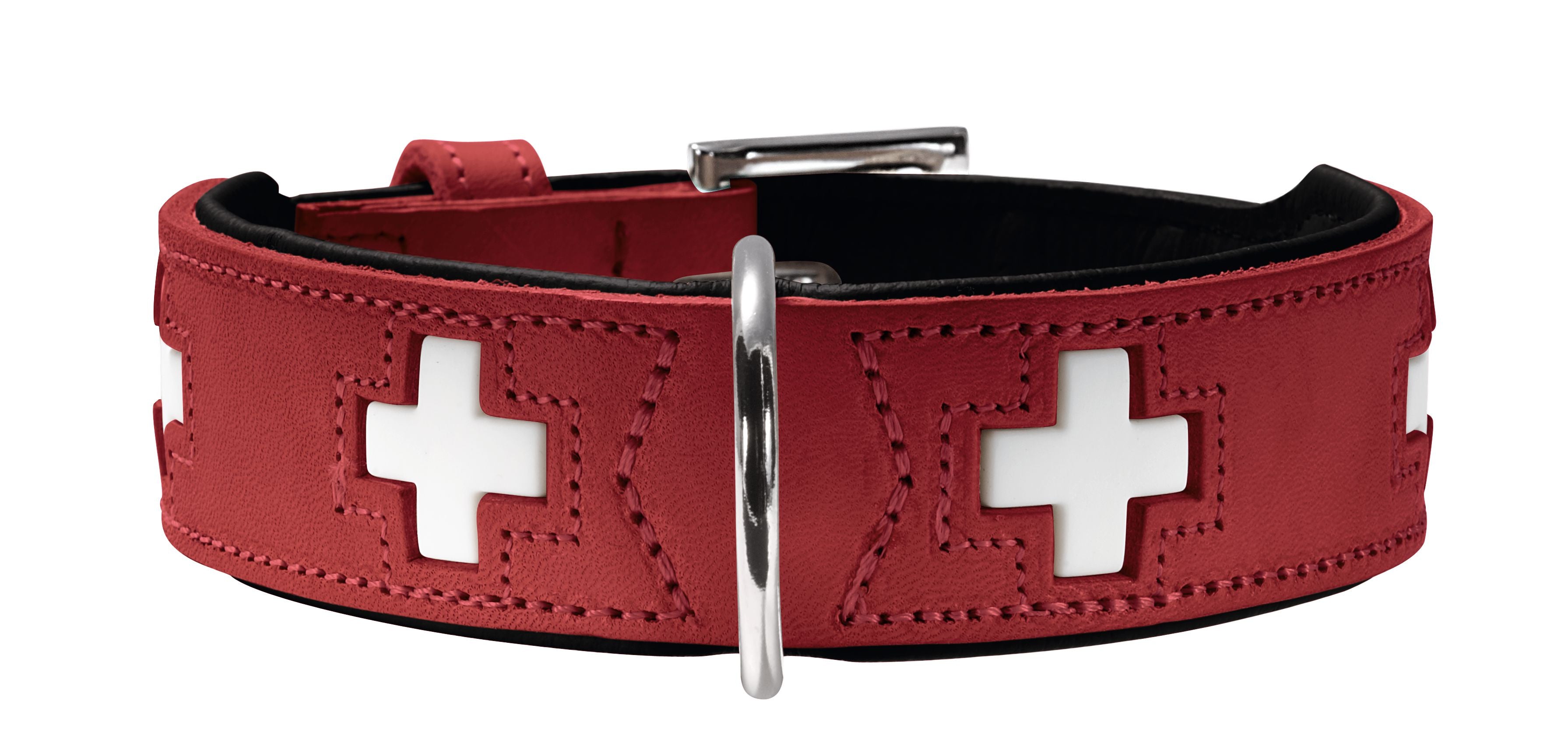 Hunter Swiss Collar Red - Dog Collars, Leashes & Harnesses 