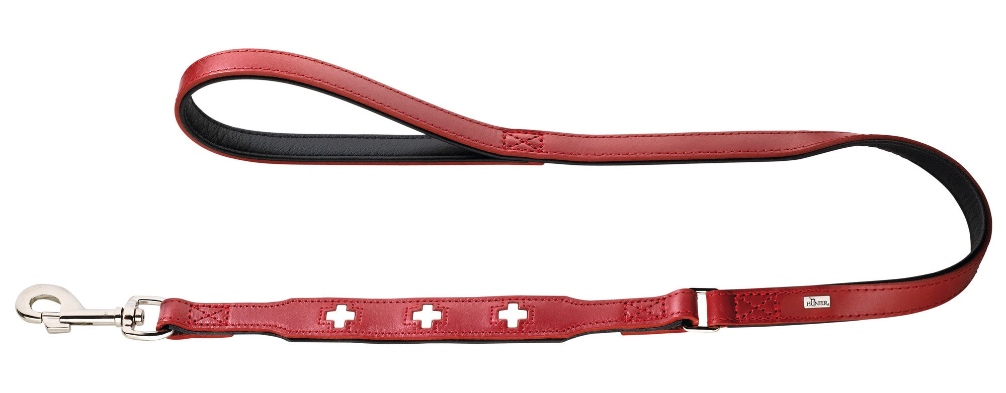 Hunter Swiss Leash Red - 18/100 - Dog Collars, Leashes & Harnesses 