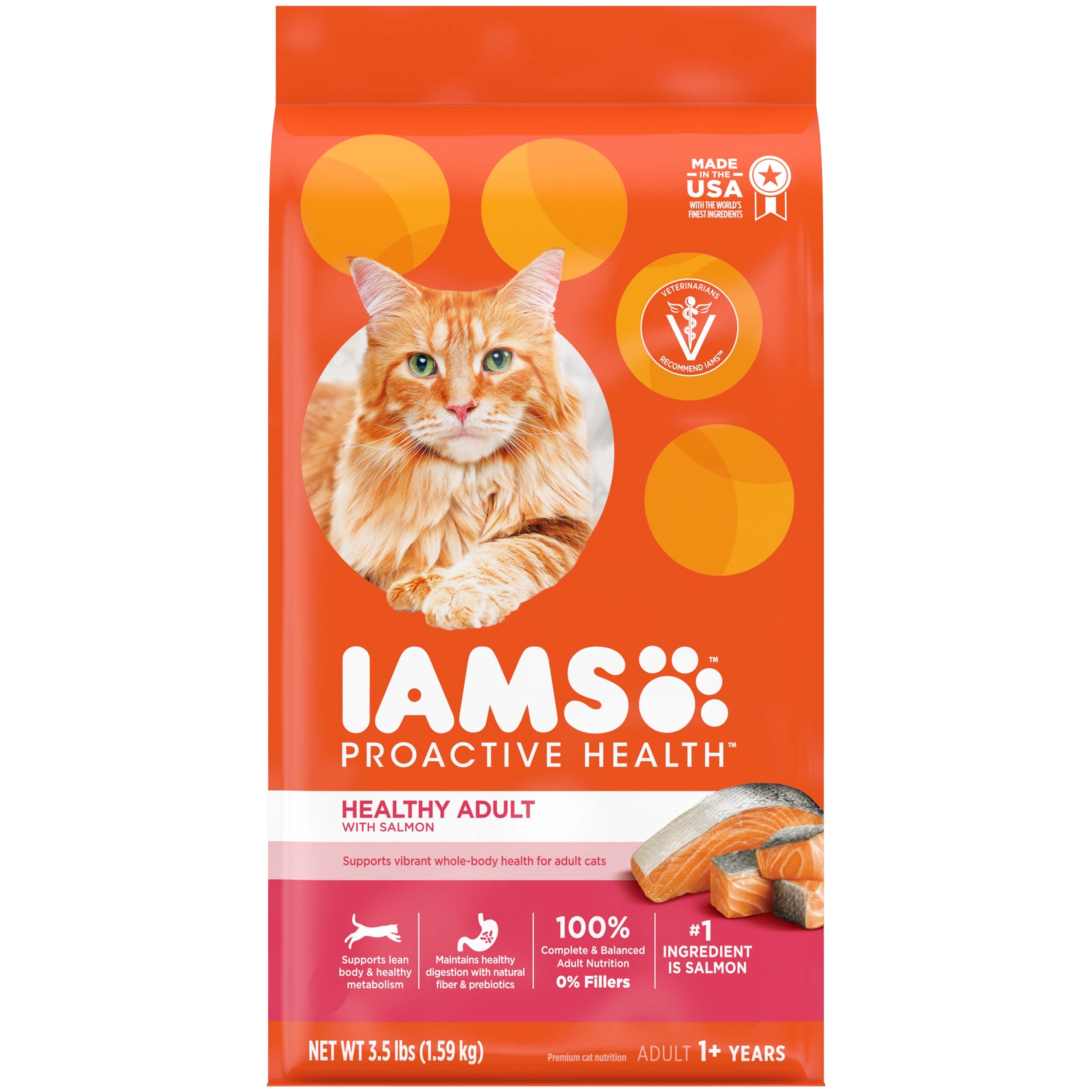 Iams Healthy Adult Cat Salmon - Cat Food 
