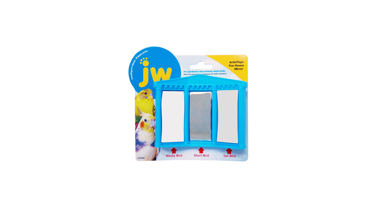 JW Activitoy Fun House Mirror - Bird Toys 